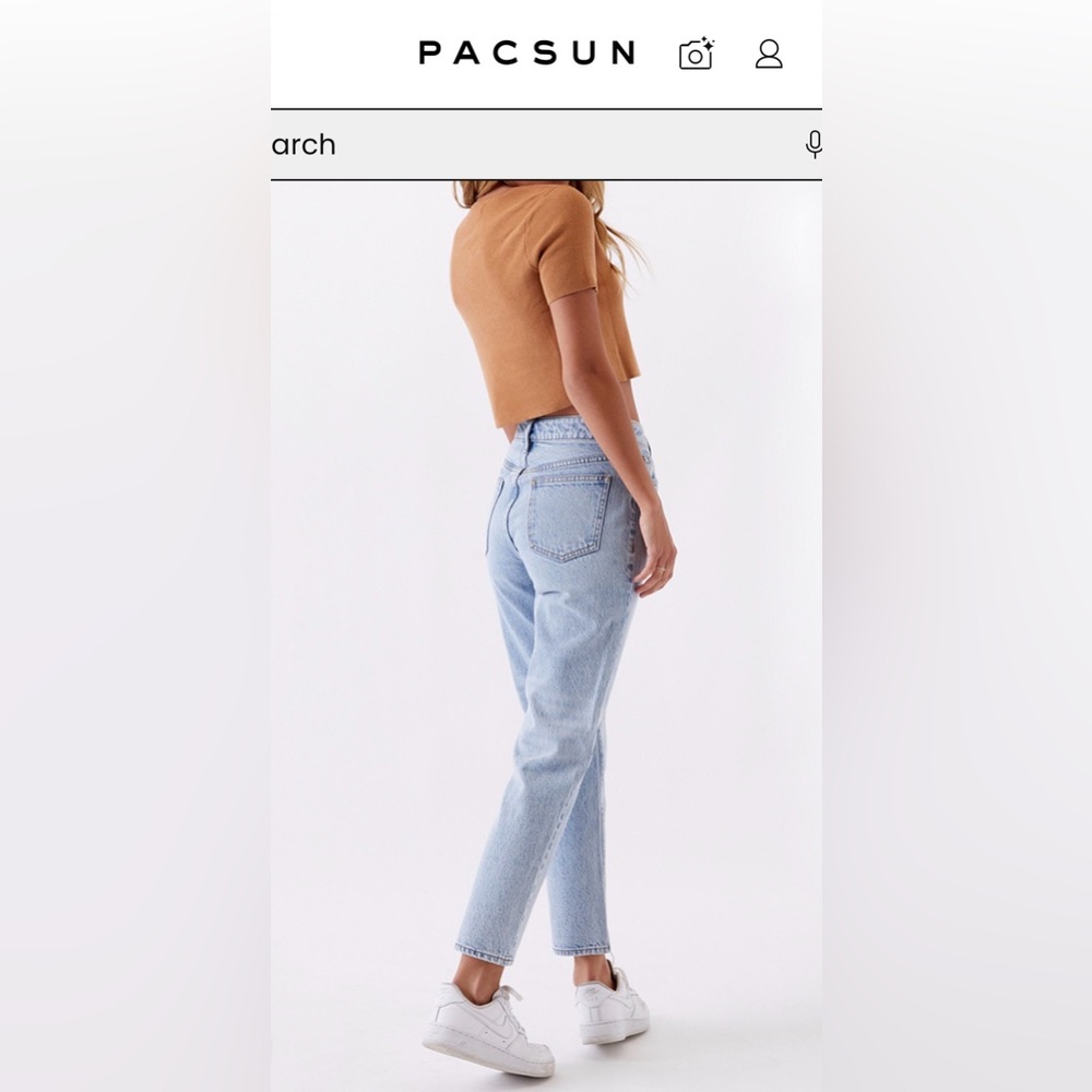 PacSun Women’s Light Wash Jeans Size 25 – Made in Japan – High Rise Straight Leg